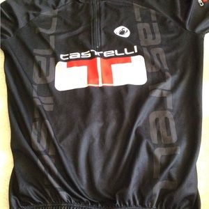 Castelli Italy Bike Racing Shortsleeved Sportwear Signature Shirt Size L